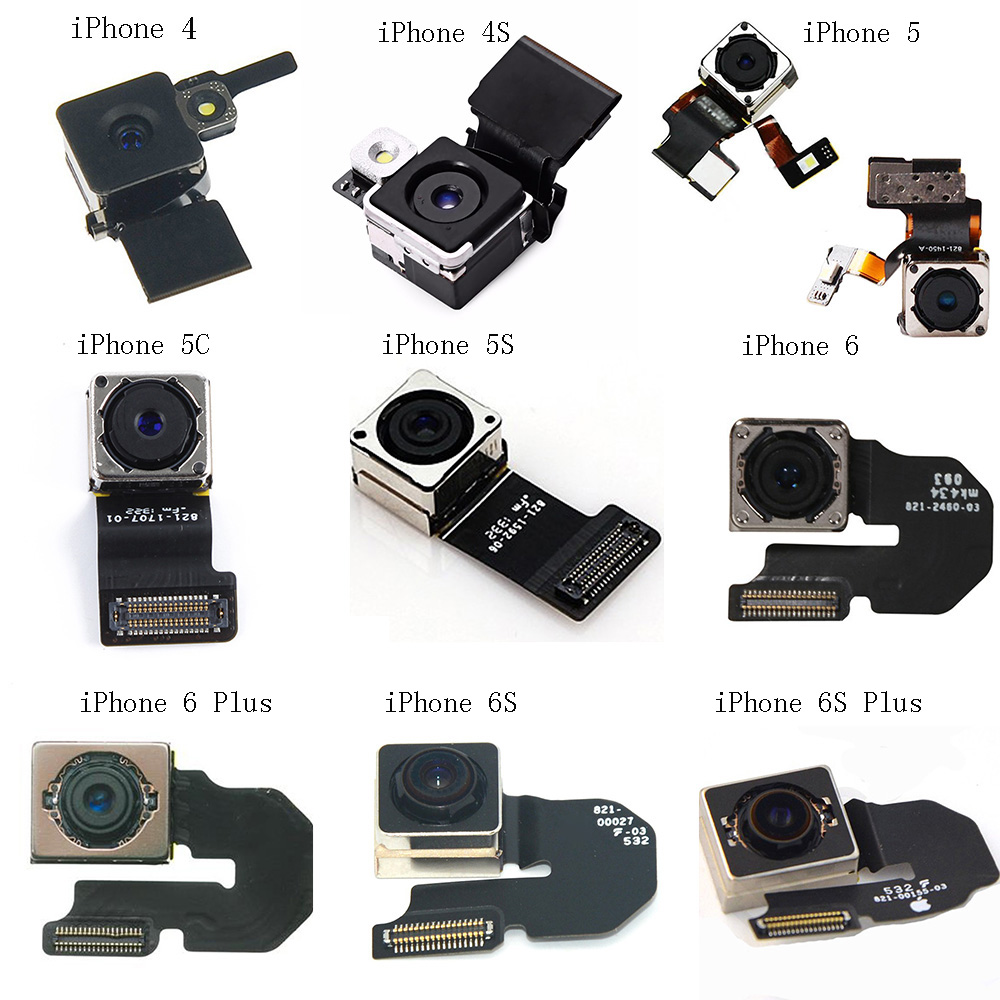 Back Camera for iPhone 4G 4S 5 5S 5C 6 6 Plus 6S 6S Plus rear camera  parts